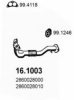 HYUNDAI 2860028010 Exhaust Pipe